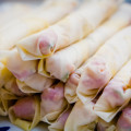 Lumpia makes a great party snack, and you can also freeze part of the batch for later. © 2013 Sugar + Shake