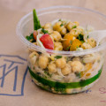 Deli pasta and chickpea salad at The Market by Capische. © 2014 Sugar + Shake