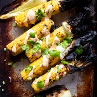 Veg_KimCheeCorn_01sm Grilled Corn with Creamy Kim Chee Spread © 2020 Put It On My Plate / Sugar + Shake
